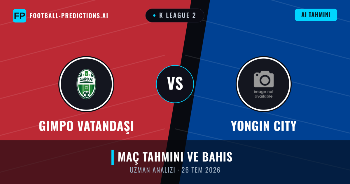 Gimpo Vatandaşı - Yongin City — maç tahmini ve önizleme