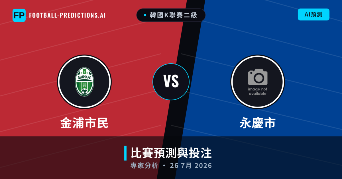 金浦市民 vs 永慶市 — 比赛预测和前瞻