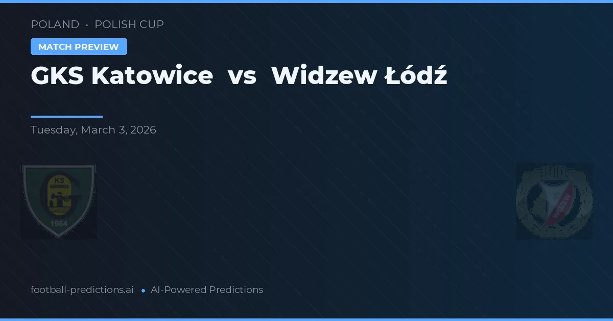 GKS Katowice vs Widzew Łódź — Prognose und Spielvorschau