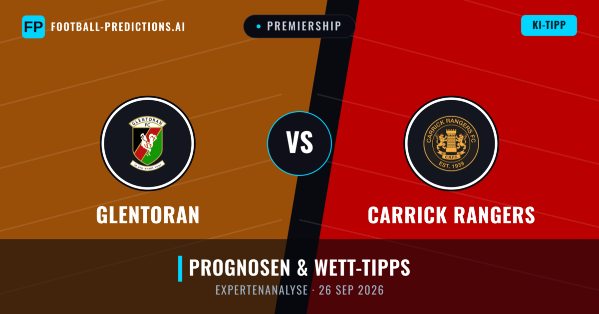 Glentoran vs Carrick Rangers — Prognose und Spielvorschau