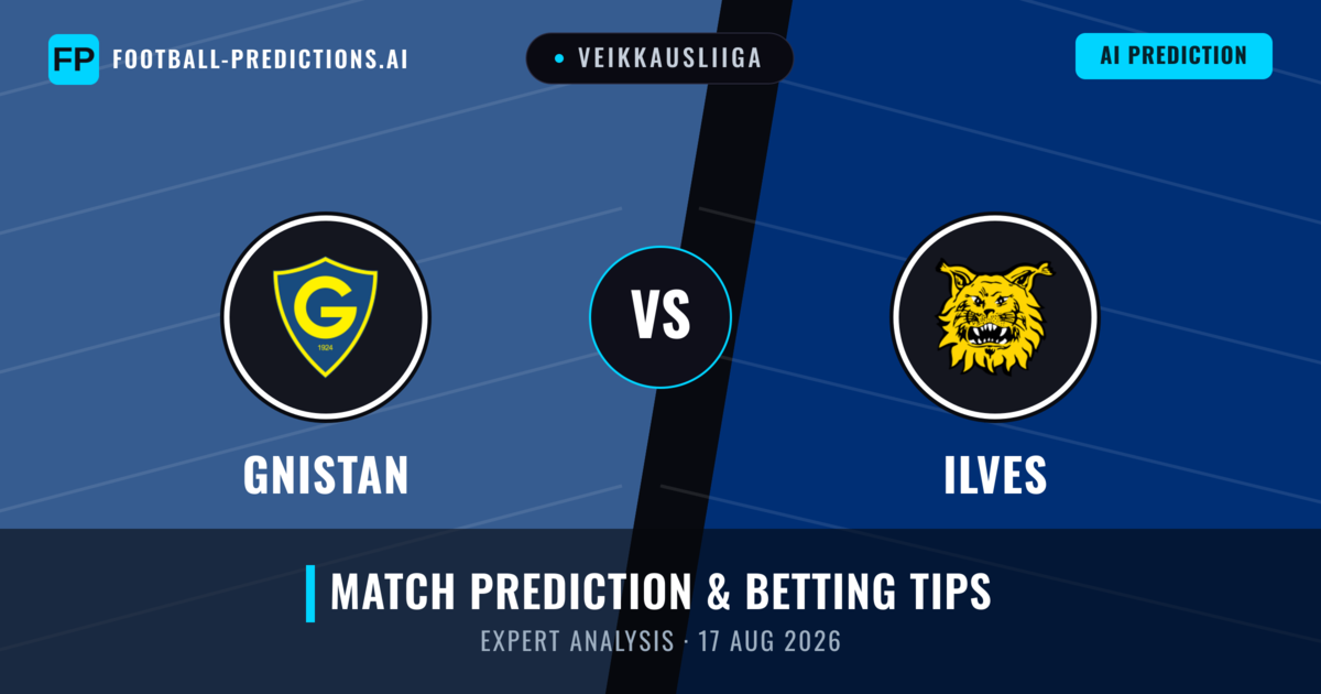 Gnistan vs Ilves — match prediction & preview