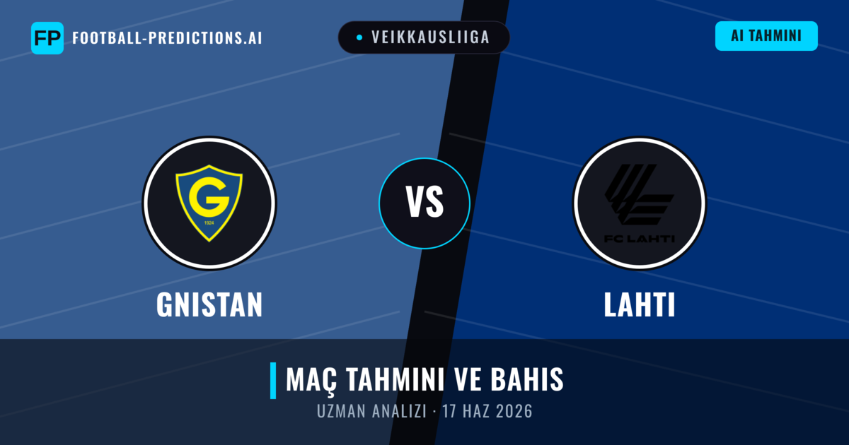 Gnistan - Lahti — maç tahmini ve önizleme