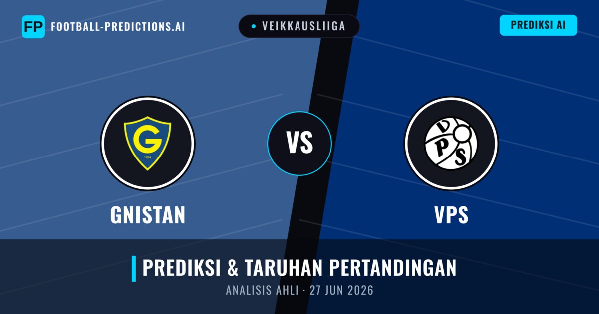Gnistan vs VPS — prediksi dan pratinjau pertandingan