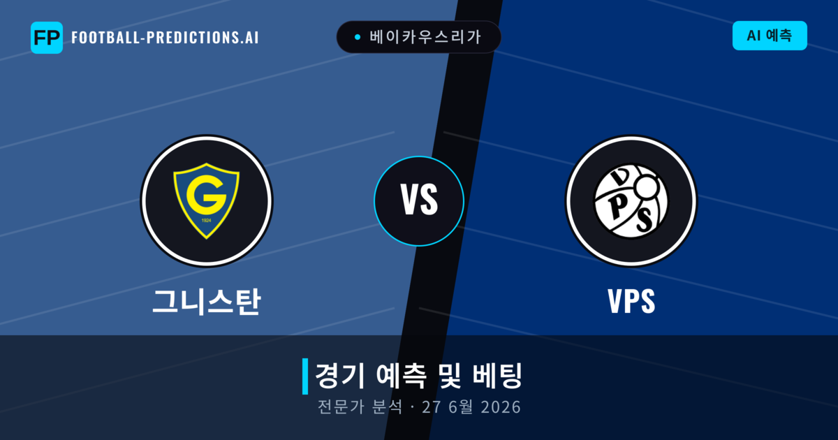 그니스탄 대 VPS — 경기 예측 및 프리뷰