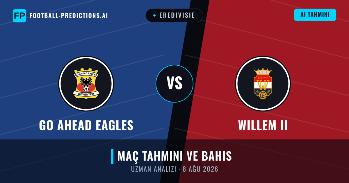 Go Ahead Eagles - Willem II — maç tahmini ve önizleme