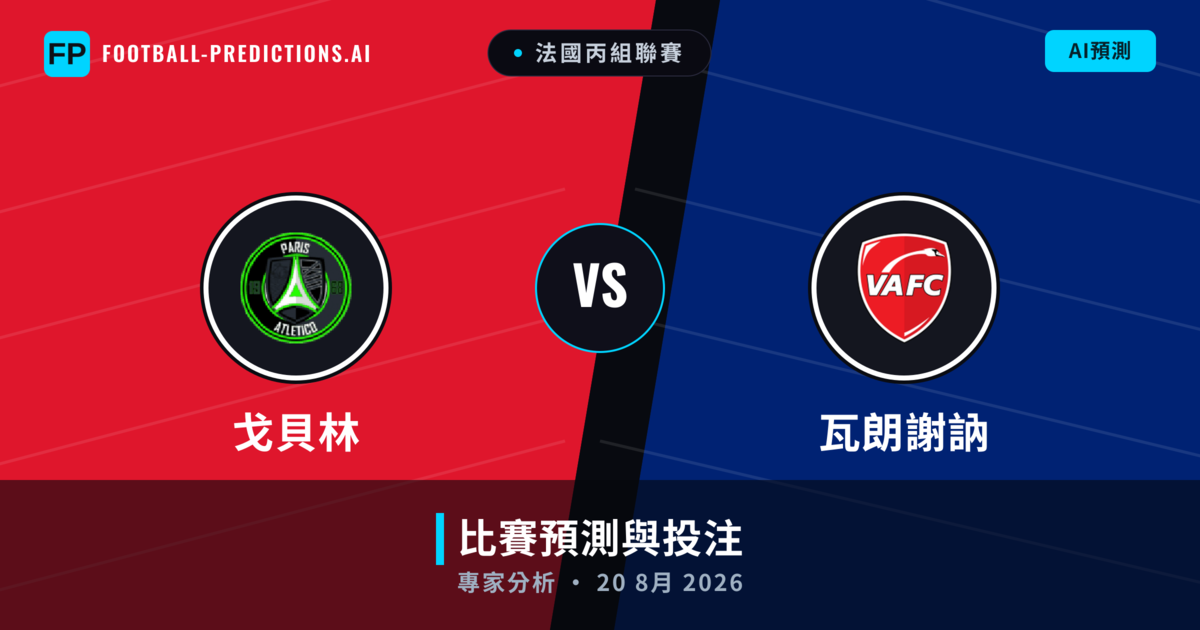 戈貝林 vs 瓦朗謝訥 — 比赛预测和前瞻
