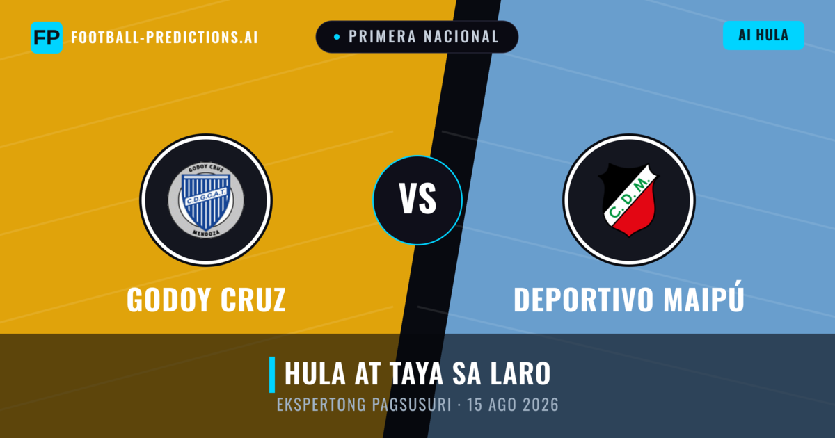 Godoy Cruz vs Deportivo Maipú — hula at preview ng laban