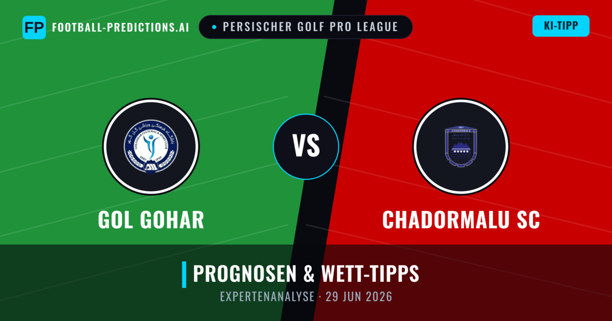 Gol Gohar vs Chadormalu SC — Prognose und Spielvorschau