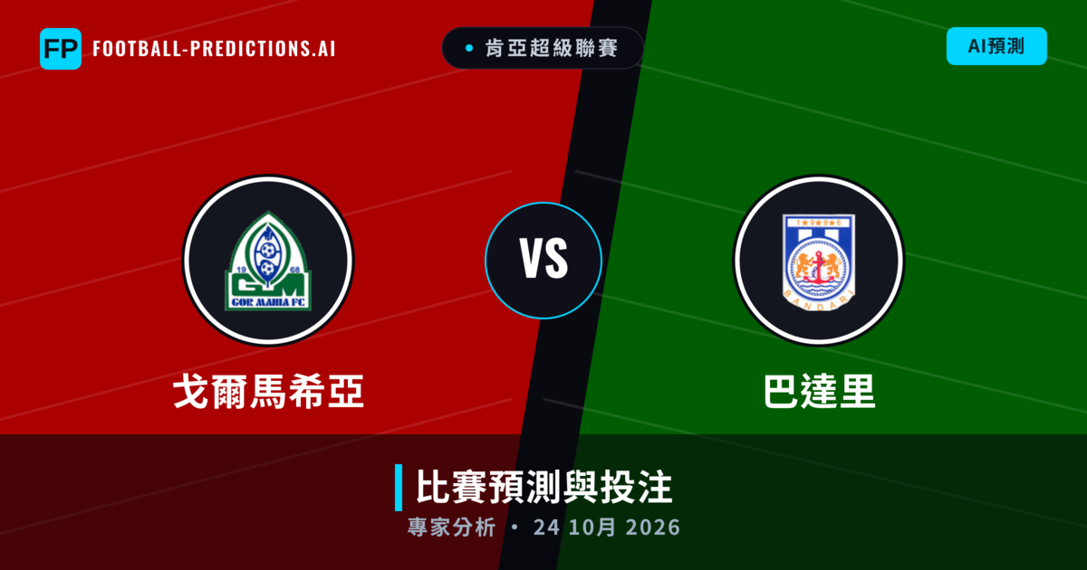 戈爾馬希亞 vs 巴達里 — 比赛预测和前瞻
