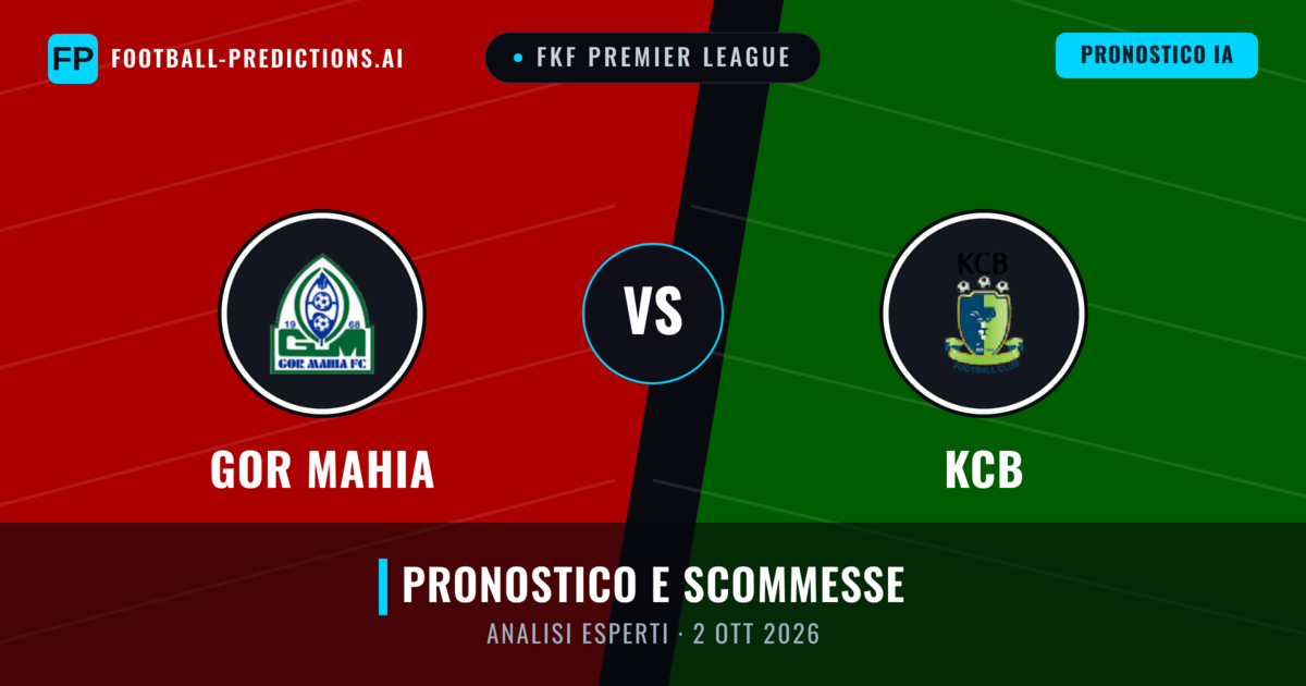 GOR Mahia vs KCB — pronostico e anteprima del match