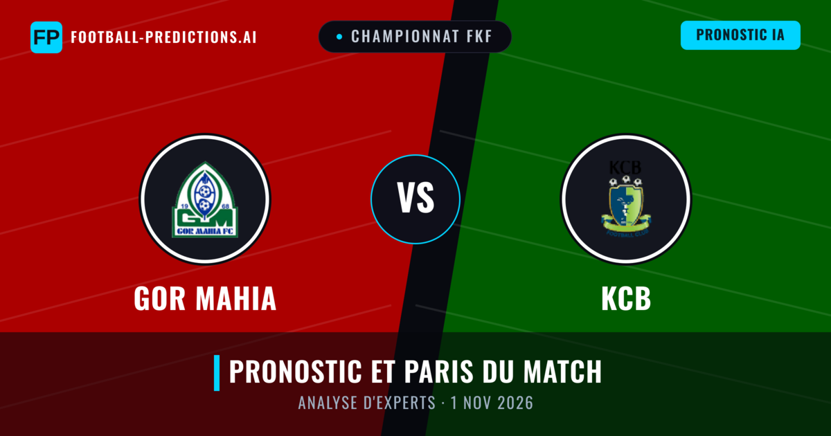 Gor Mahia vs KCB — pronostic et avant-match