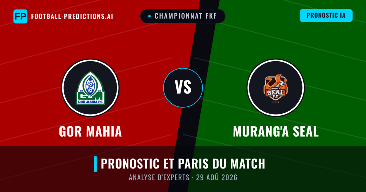 Gor Mahia vs Murang'a SEAL — pronostic et avant-match