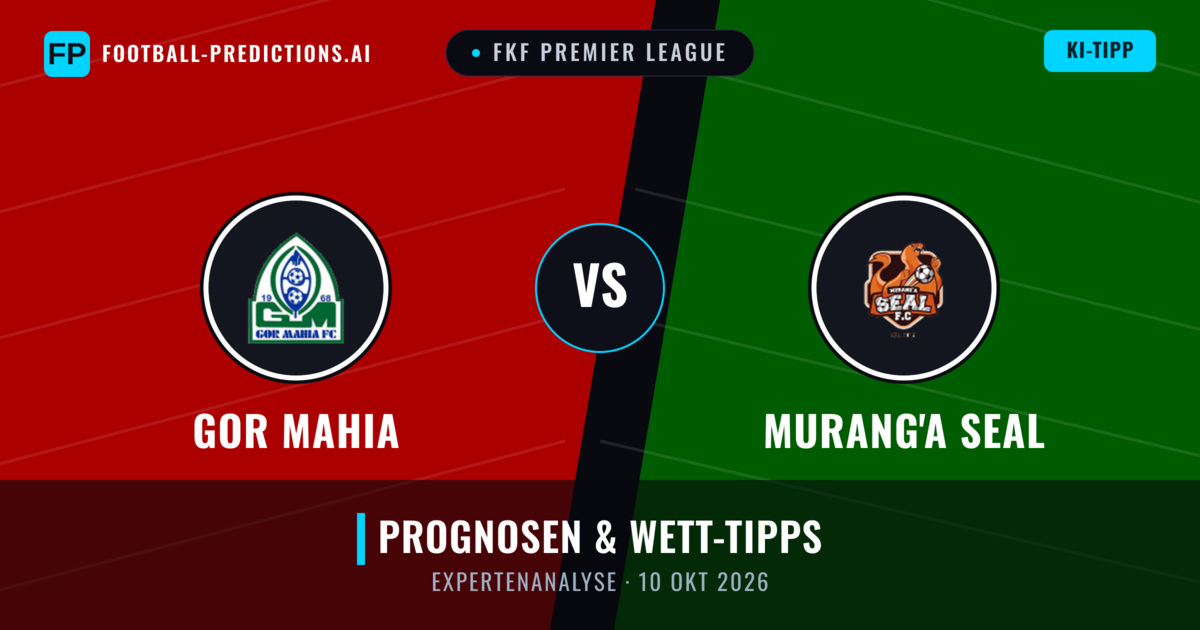 Gor Mahia vs Murang'a SEAL — Prognose und Spielvorschau