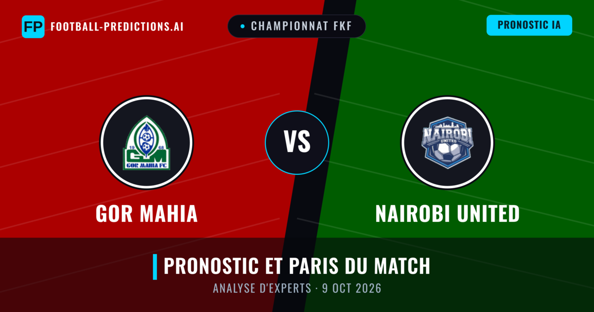 Gor Mahia vs Nairobi United — pronostic et avant-match