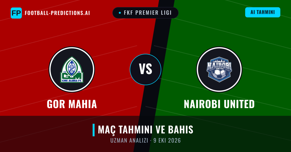 GOR Mahia - Nairobi United — maç tahmini ve önizleme