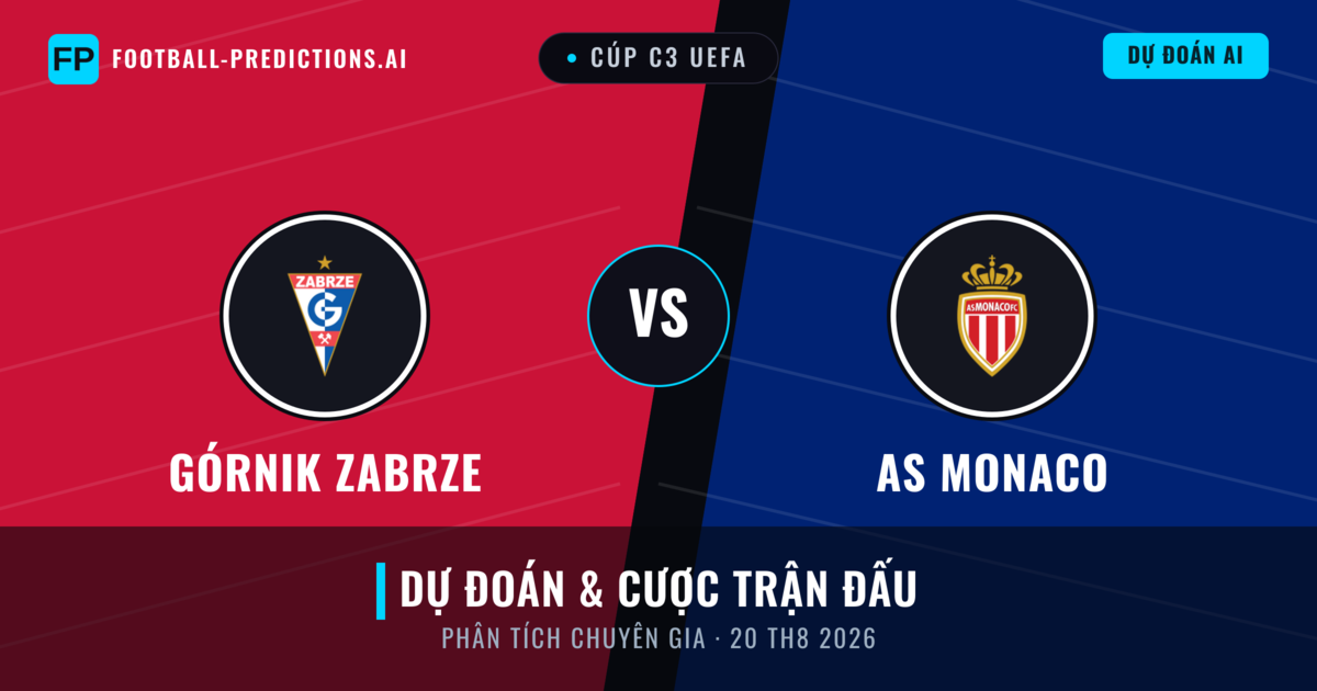 Górnik Zabrze vs AS Monaco — dự đoán và xem trước trận đấu
