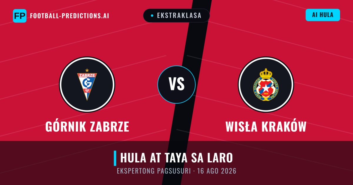 Górnik Zabrze vs Wisła Kraków — hula at preview ng laban