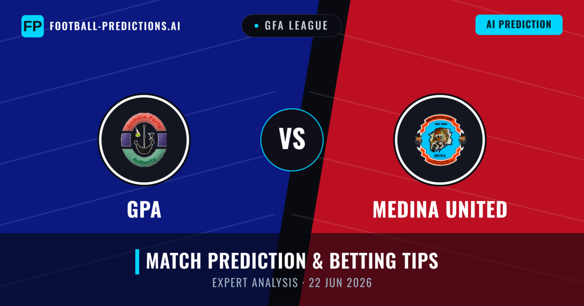 GPA vs Medina United — match prediction & preview