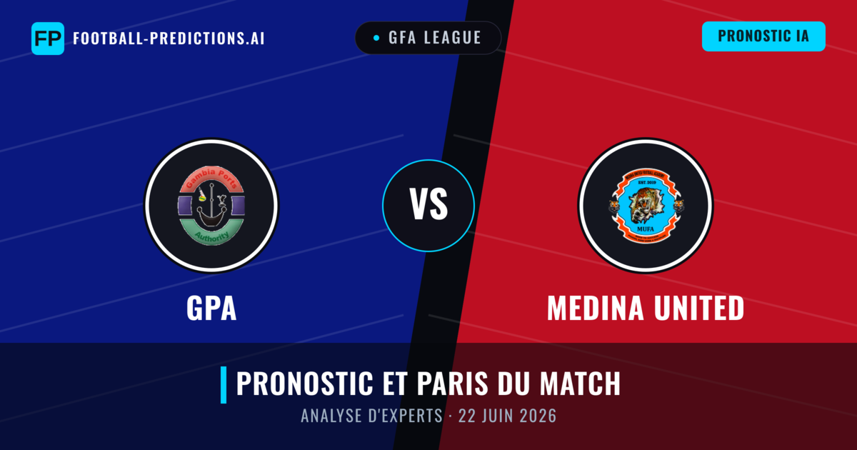 GPA vs Medina United — pronostic et avant-match