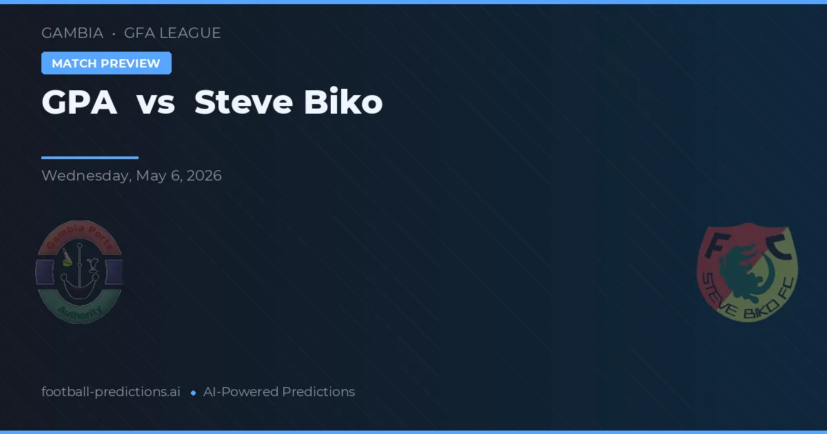 GPA vs Steve Biko preview