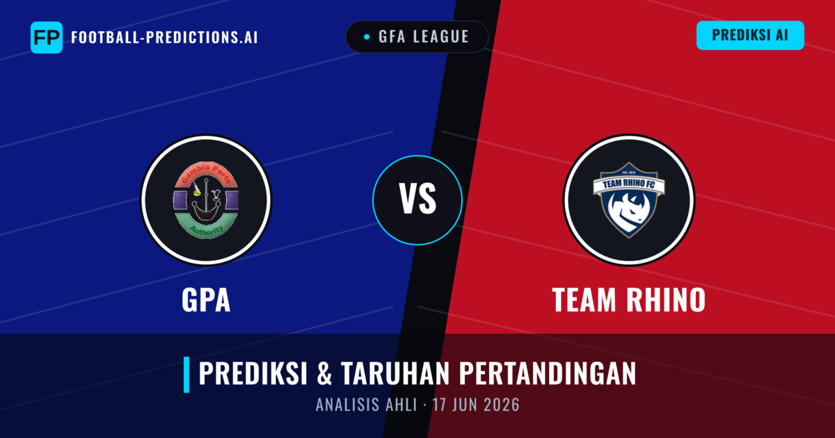 GPA vs Tim Rhino — prediksi dan pratinjau pertandingan