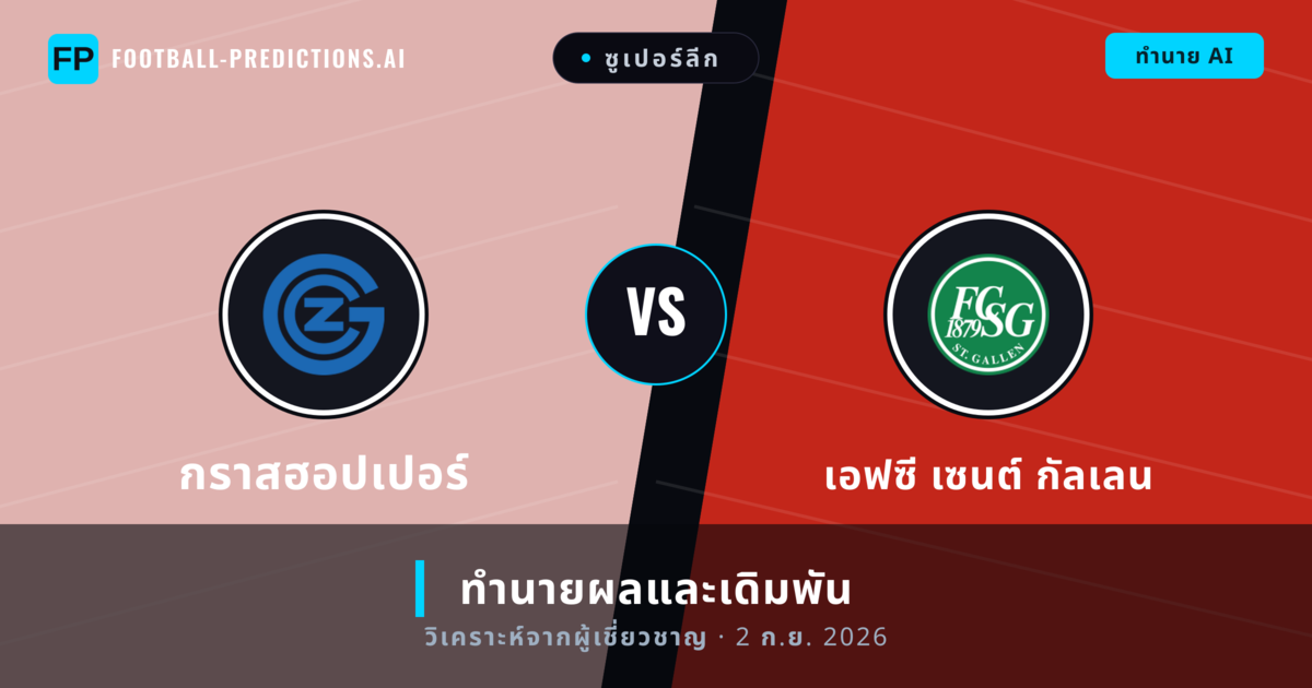 กราสฮอปเปอร์ พบ เอฟซี เซนต์ กัลเลน — ทำนายผลและพรีวิวการแข่งขัน