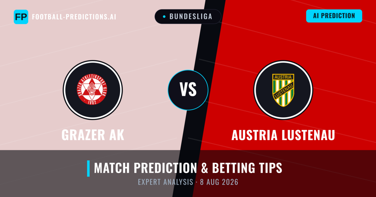 Grazer AK vs Austria Lustenau — match prediction & preview