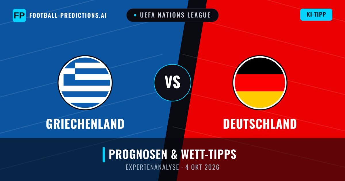 Griechenland vs Deutschland — Prognose und Spielvorschau