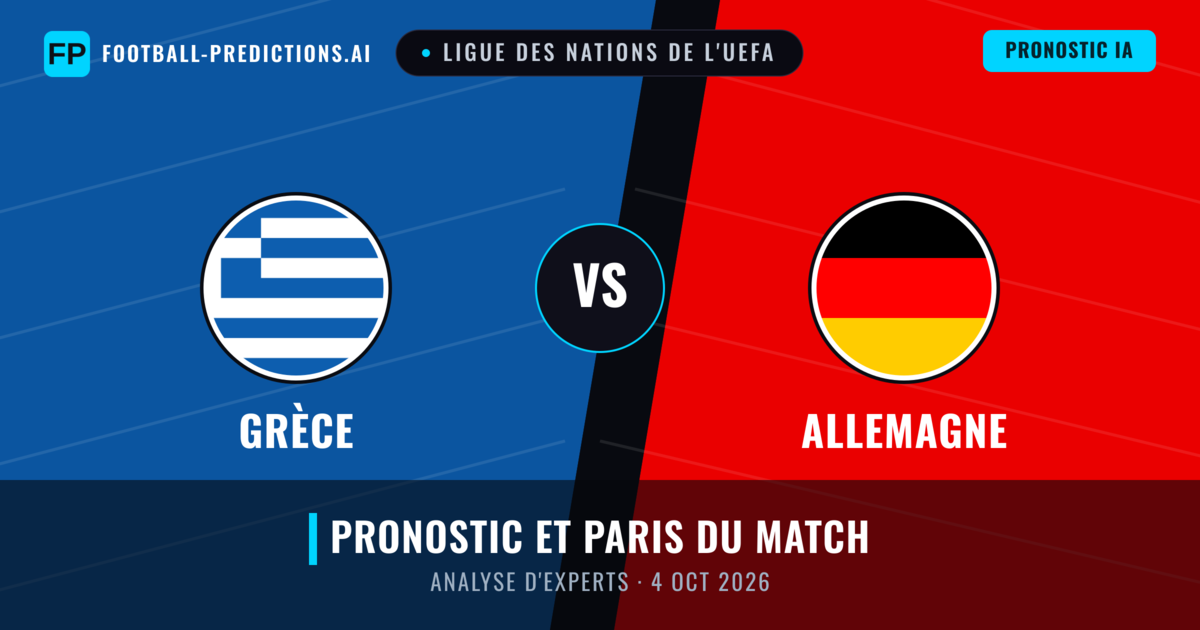 Grèce vs Allemagne — pronostic et avant-match