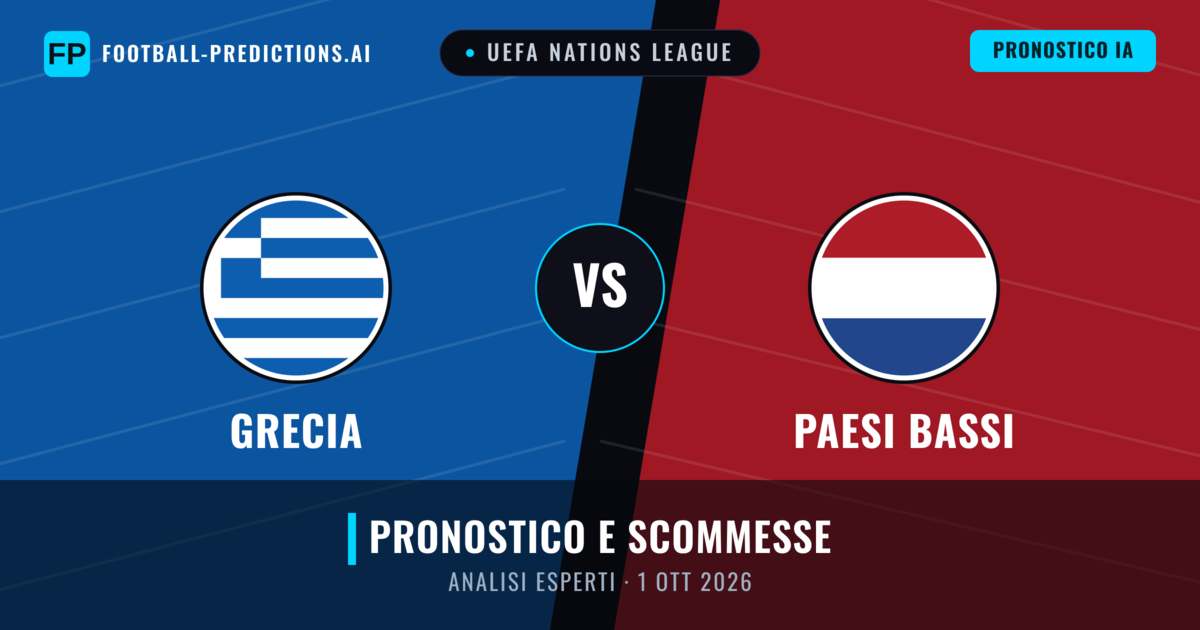 Grecia vs Paesi Bassi — pronostico e anteprima del match