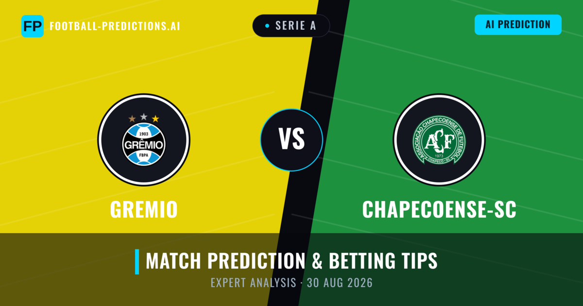 Gremio vs Chapecoense-sc — match prediction & preview