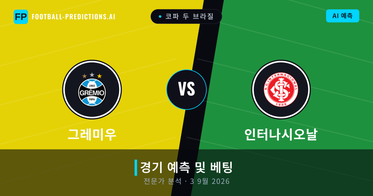그레미우 대 인터나시오날 — 경기 예측 및 프리뷰