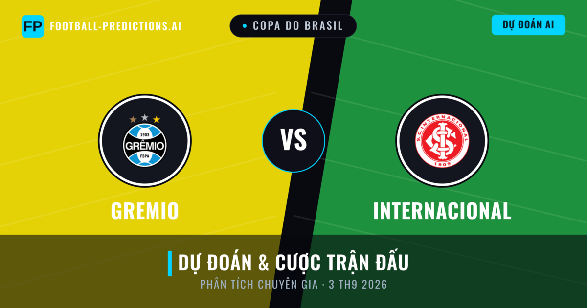Gremio vs Internacional — dự đoán và xem trước trận đấu