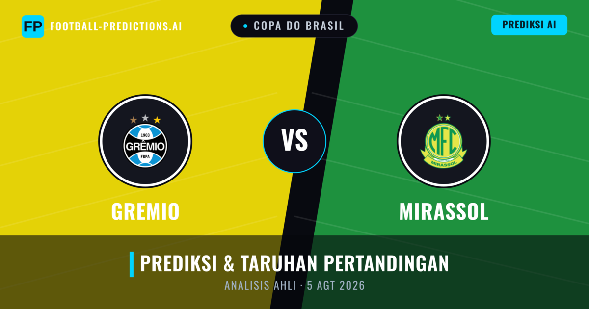 Gremio vs Mirassol — prediksi dan pratinjau pertandingan