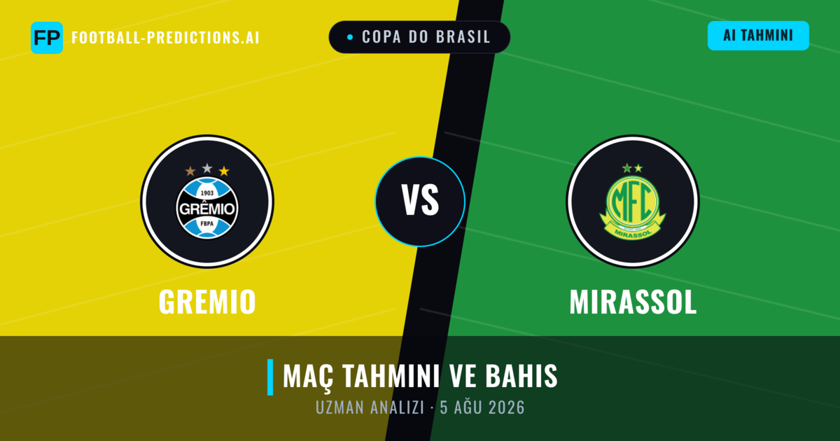 Gremio - Mirassol — maç tahmini ve önizleme