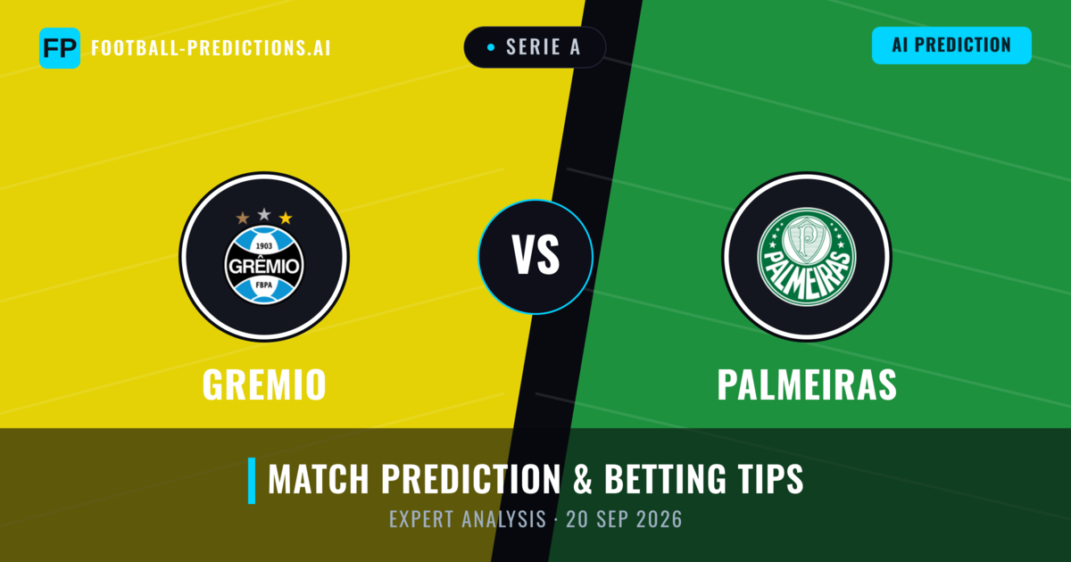 Gremio vs Palmeiras — match prediction & preview