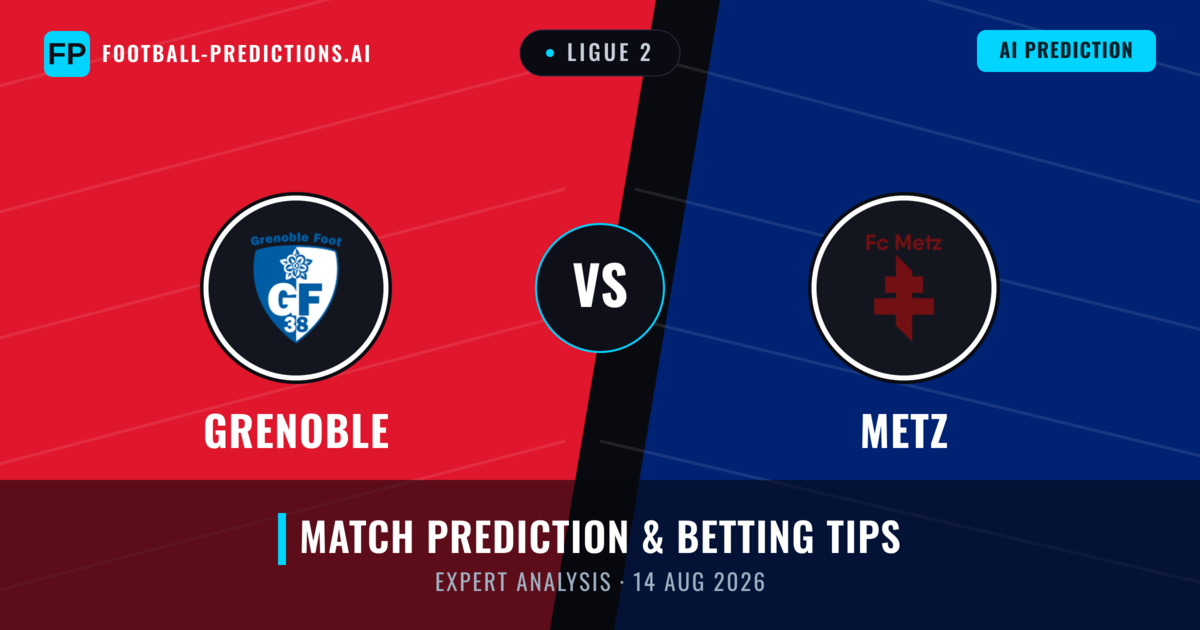 Grenoble vs Metz — match prediction & preview