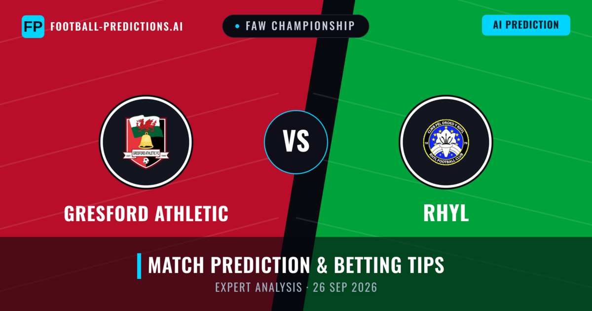 Gresford Athletic vs Rhyl — match prediction & preview