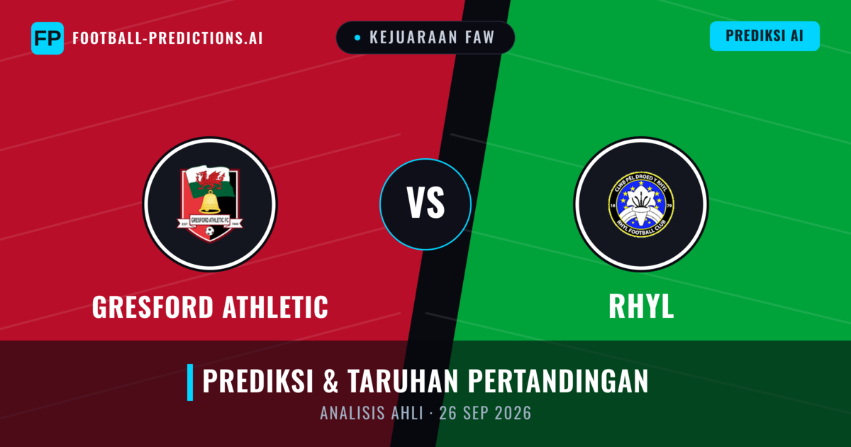 Gresford Athletic vs Rhyl — prediksi dan pratinjau pertandingan