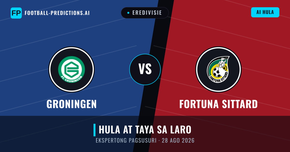 Groningen vs Fortuna Sittard — hula at preview ng laban