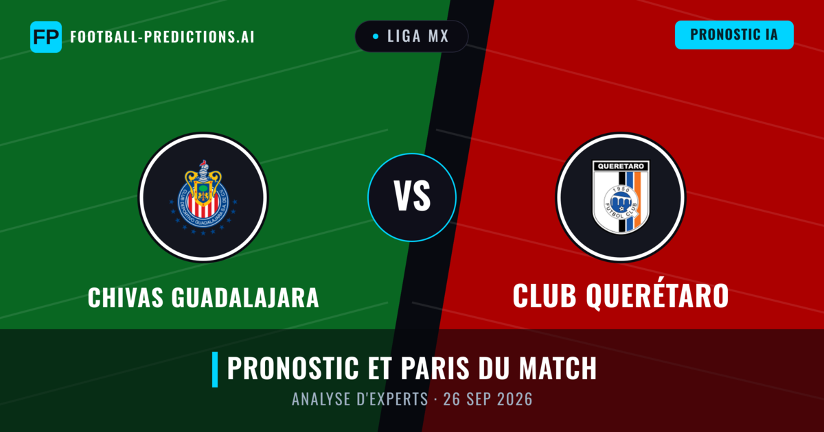 Chivas Guadalajara vs Club Querétaro — pronostic et avant-match