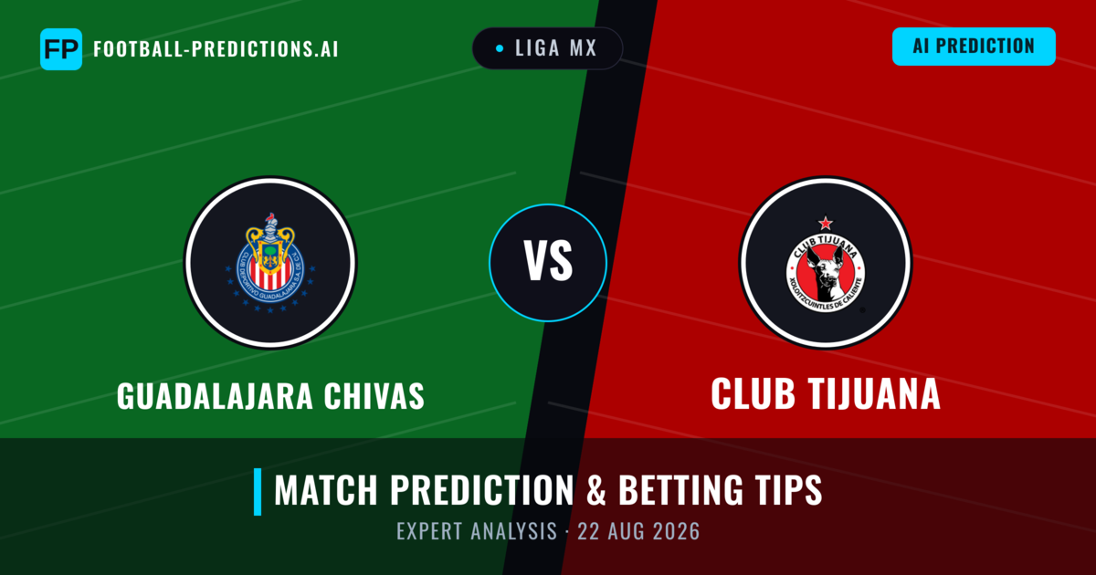 Guadalajara Chivas vs Club Tijuana — match prediction & preview