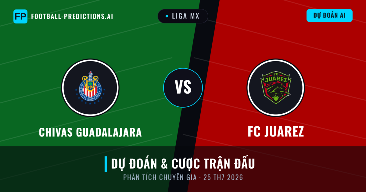 Chivas Guadalajara vs FC Juarez — dự đoán và xem trước trận đấu