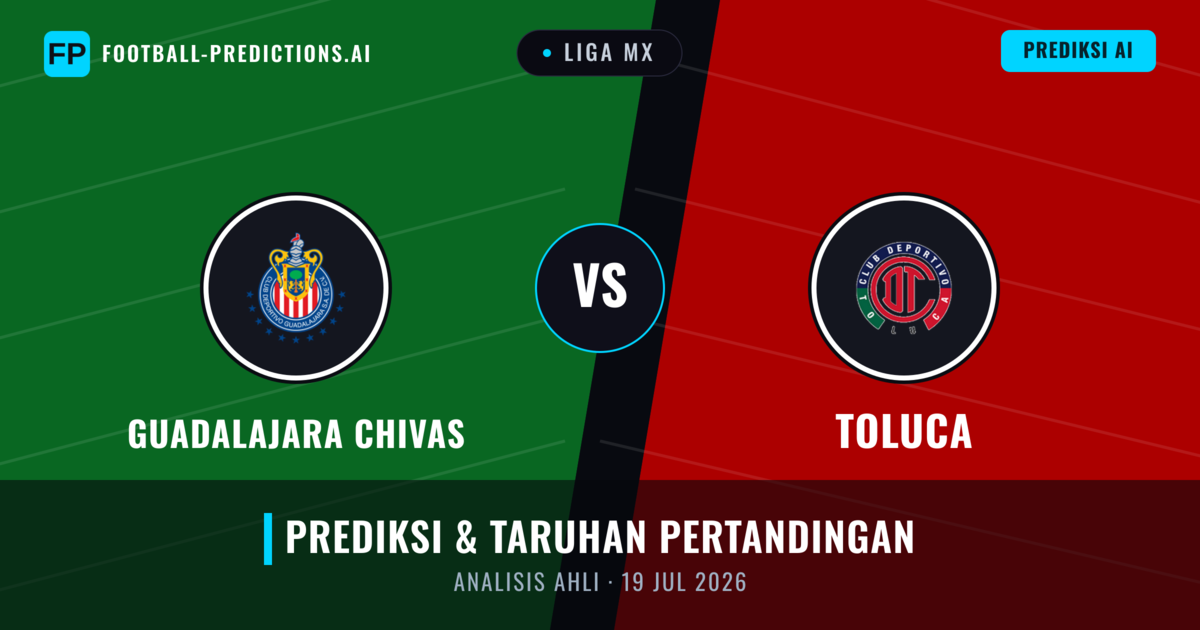 Chivas Guadalajara vs Toluca — prediksi dan pratinjau pertandingan