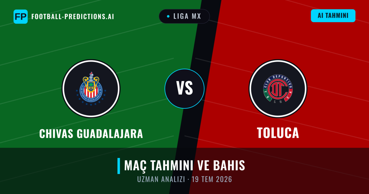 Chivas Guadalajara - Toluca — maç tahmini ve önizleme