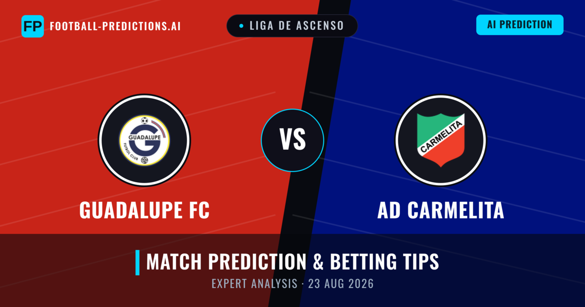 Guadalupe FC vs AD Carmelita — match prediction & preview