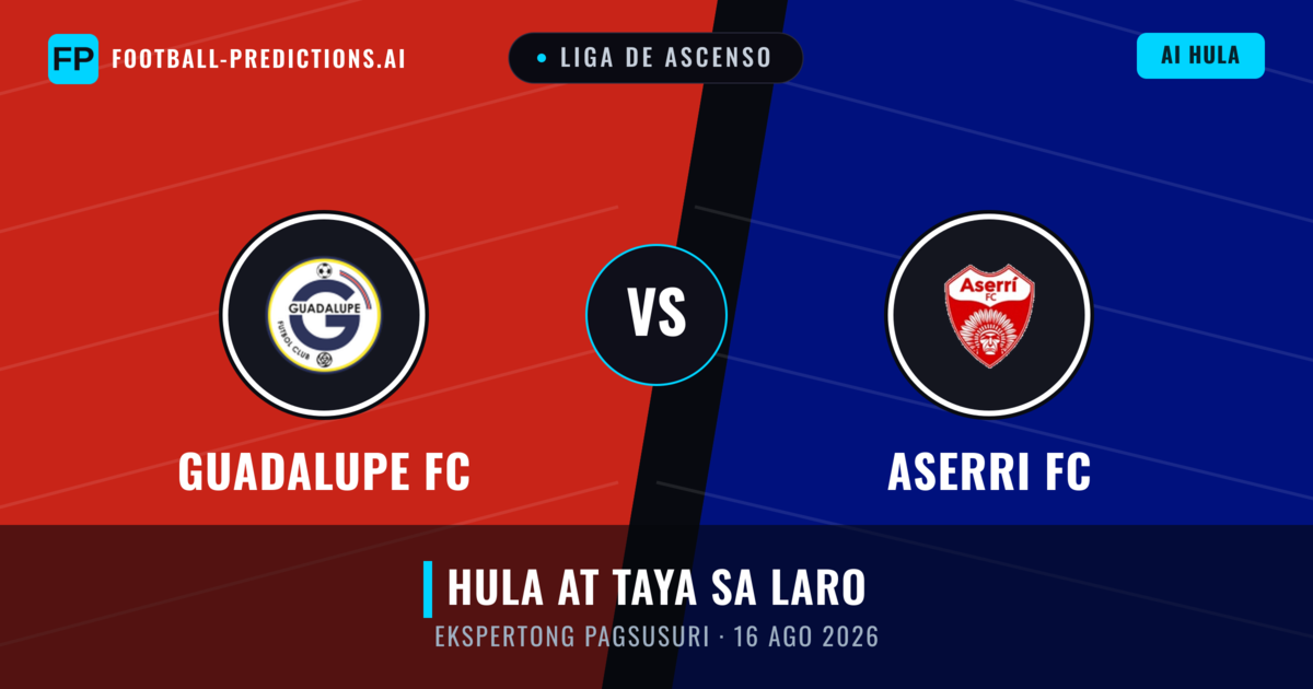 Guadalupe FC vs Aserri FC — hula at preview ng laban