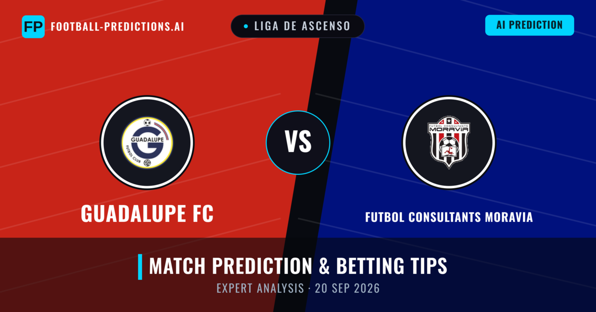 Guadalupe FC vs Futbol Consultants Moravia — match prediction & preview