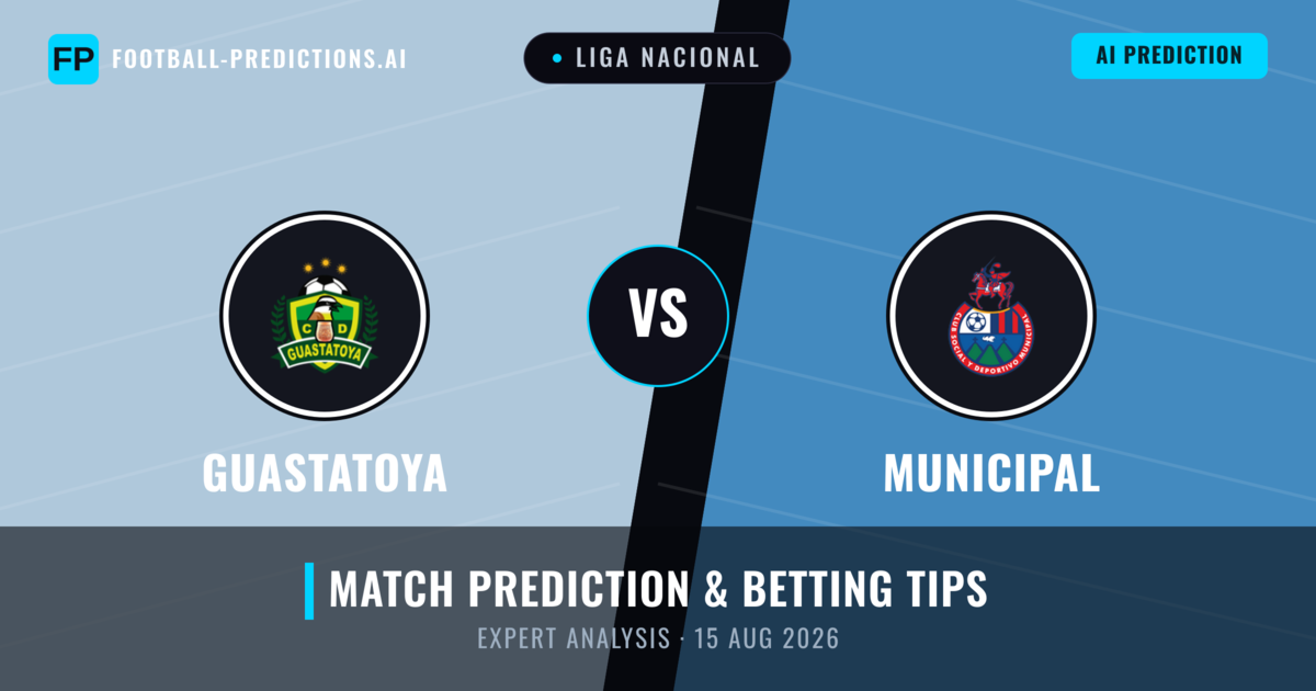 Guastatoya vs Municipal — match prediction & preview