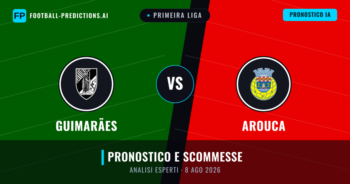 Guimarães vs Arouca — pronostico e anteprima del match